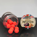 BritBaits Pop Up Fluo Mussel-Plum 16 mm Carp Boilies, Bright Floating Hookbaits, Highly Visible, Ideal for Freshwater Fishing