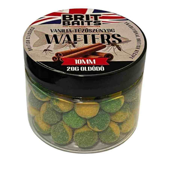 BritBaits Wafters Soluble Bloodworm Vanilla 10mm Carp Hook Baits, Pop-Up Boilies, Feeder and Method Compatible
